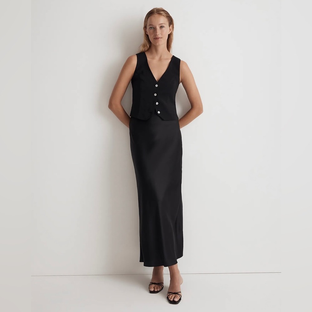 NWT Women’s Madewell Katrina Crop Vest Top in Softdrape Size 2